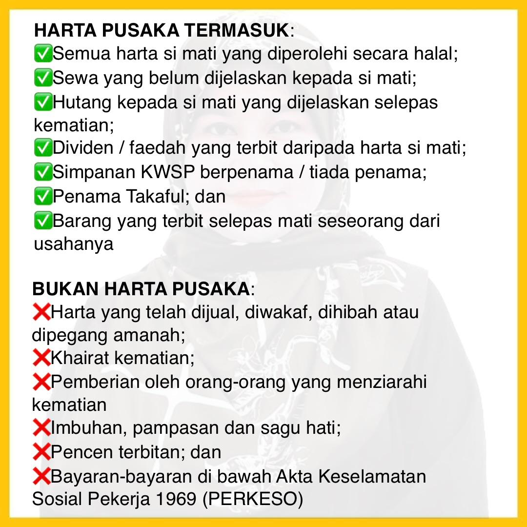 Harta Pusaka vs Bukan